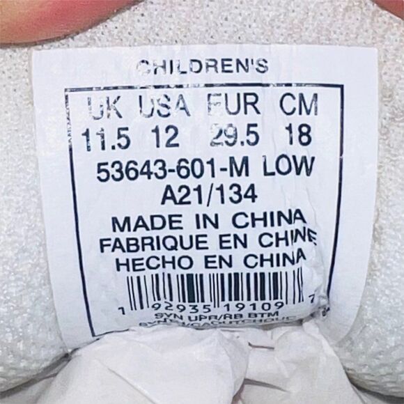 K-Swiss Classic Glitter Pink / White 53643-601 Youth 12 - Picture 10 of 11